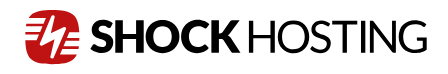 Shock Hosting logo